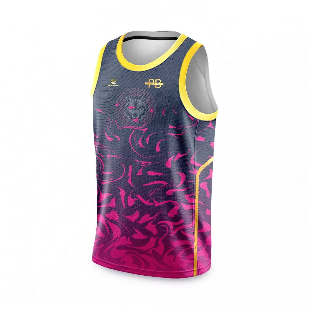 Maillot de basket #PEUPLEBLEU – PINKS