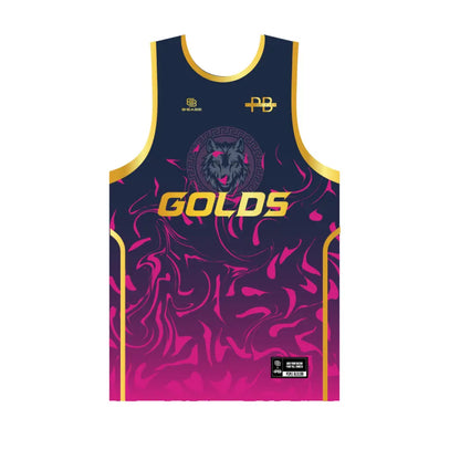 Maillot de basket #PEUPLEBLEU – GOLDS