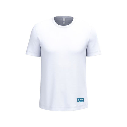 T-shirt #PEUPLEBLEU DE RUNNING BLANC